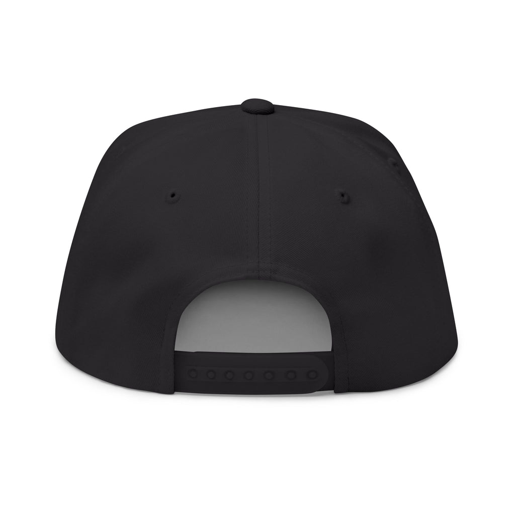 BT1 -Embroidered Flat Bill Cap