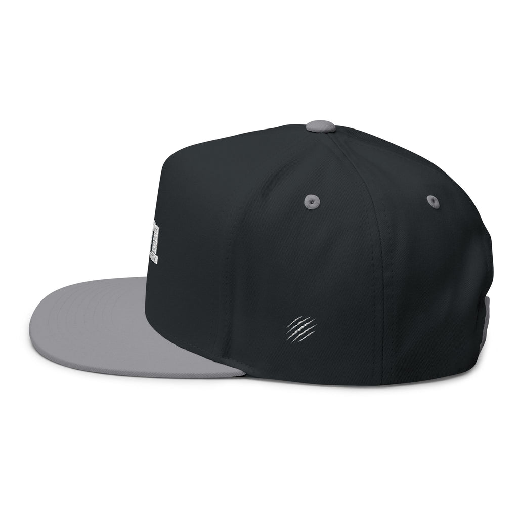 BT1 -Embroidered Flat Bill Cap