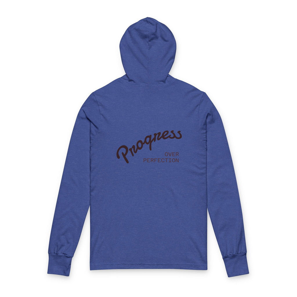 PROGRESS, Casual Unisex Hooded Long Sleeve Tee - BT1