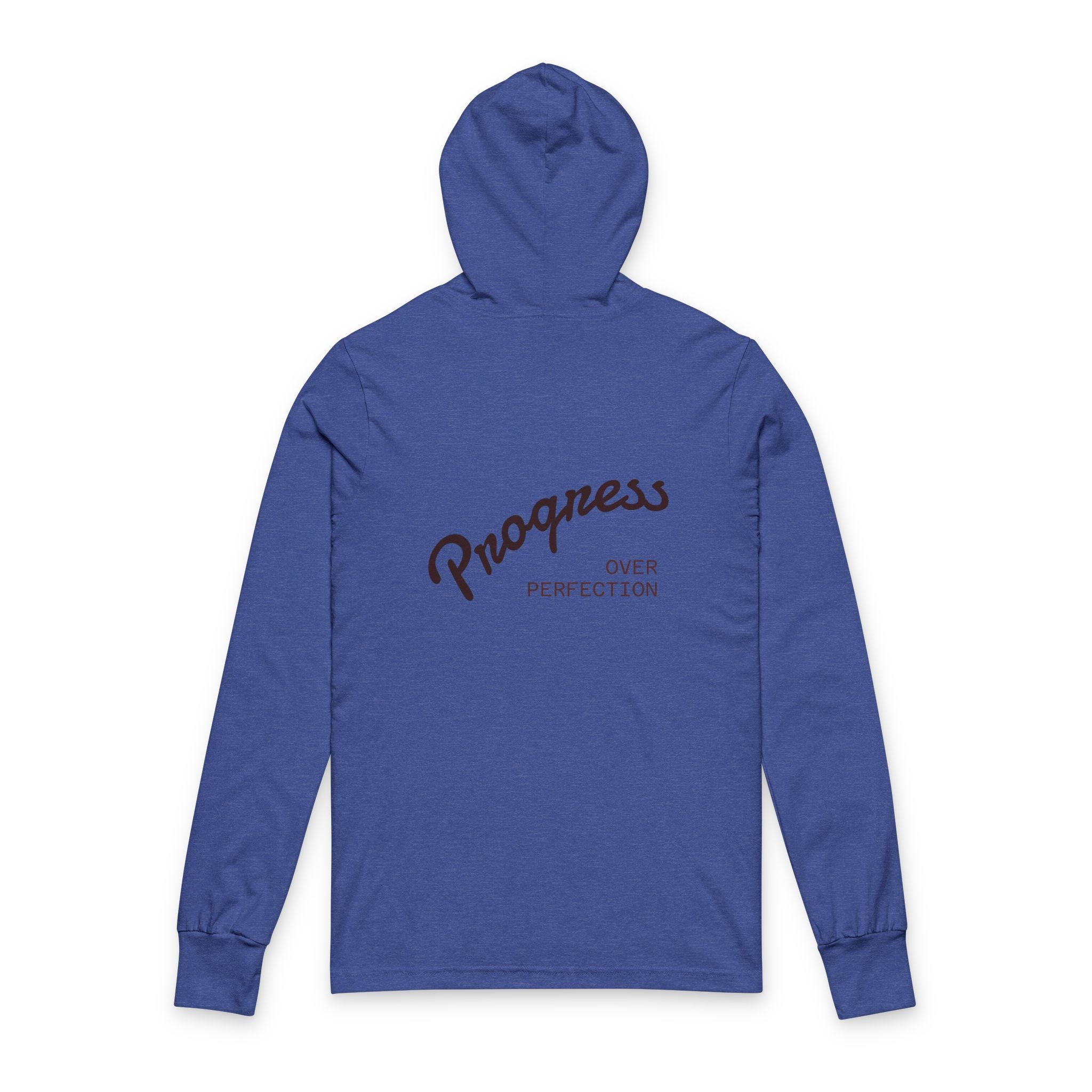 PROGRESS, Casual Unisex Hooded Long Sleeve Tee - BT1