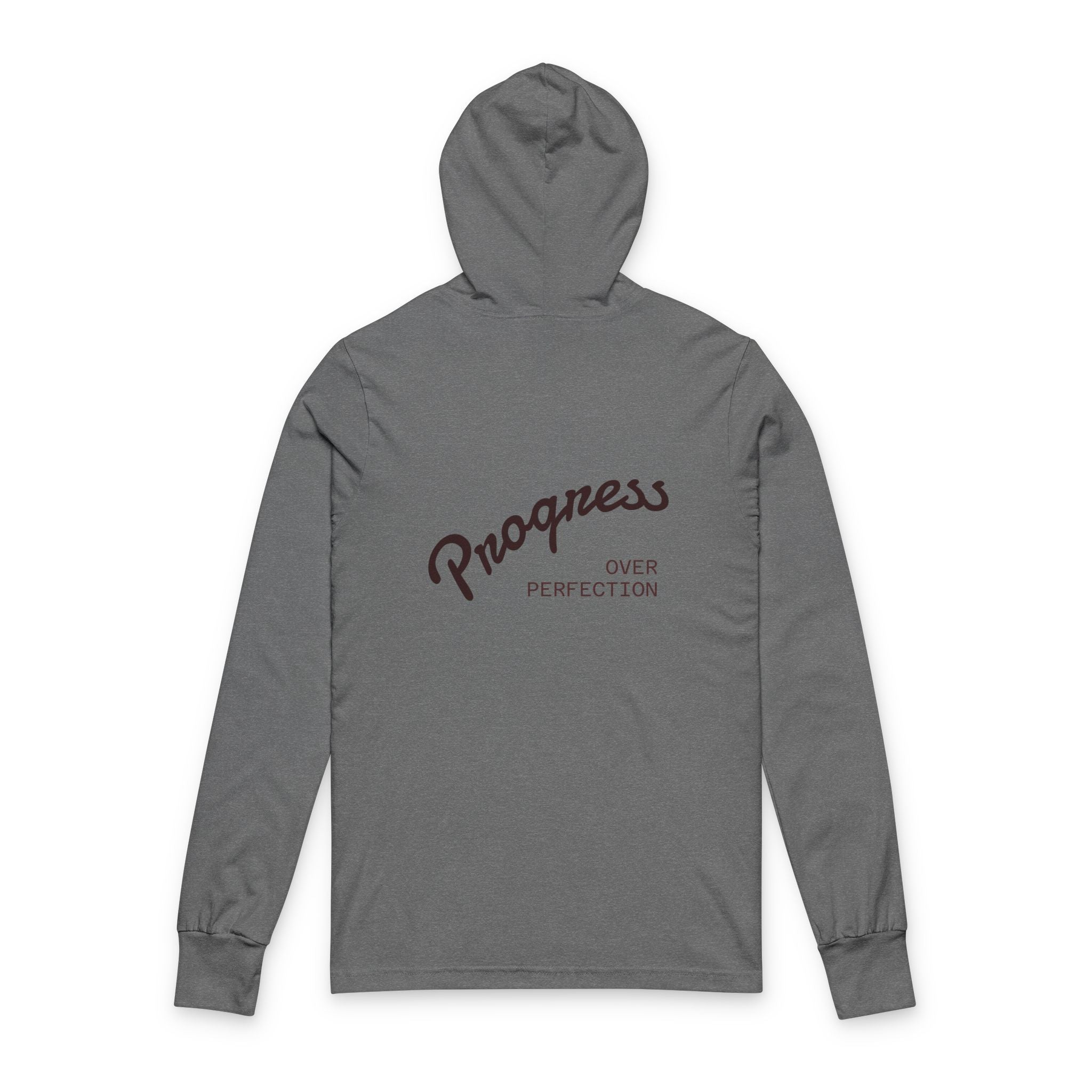 PROGRESS, Casual Unisex Hooded Long Sleeve Tee - BT1