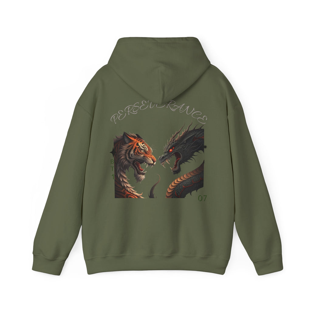 Perseverance Tiger vs Dragon Hoodie — BT1