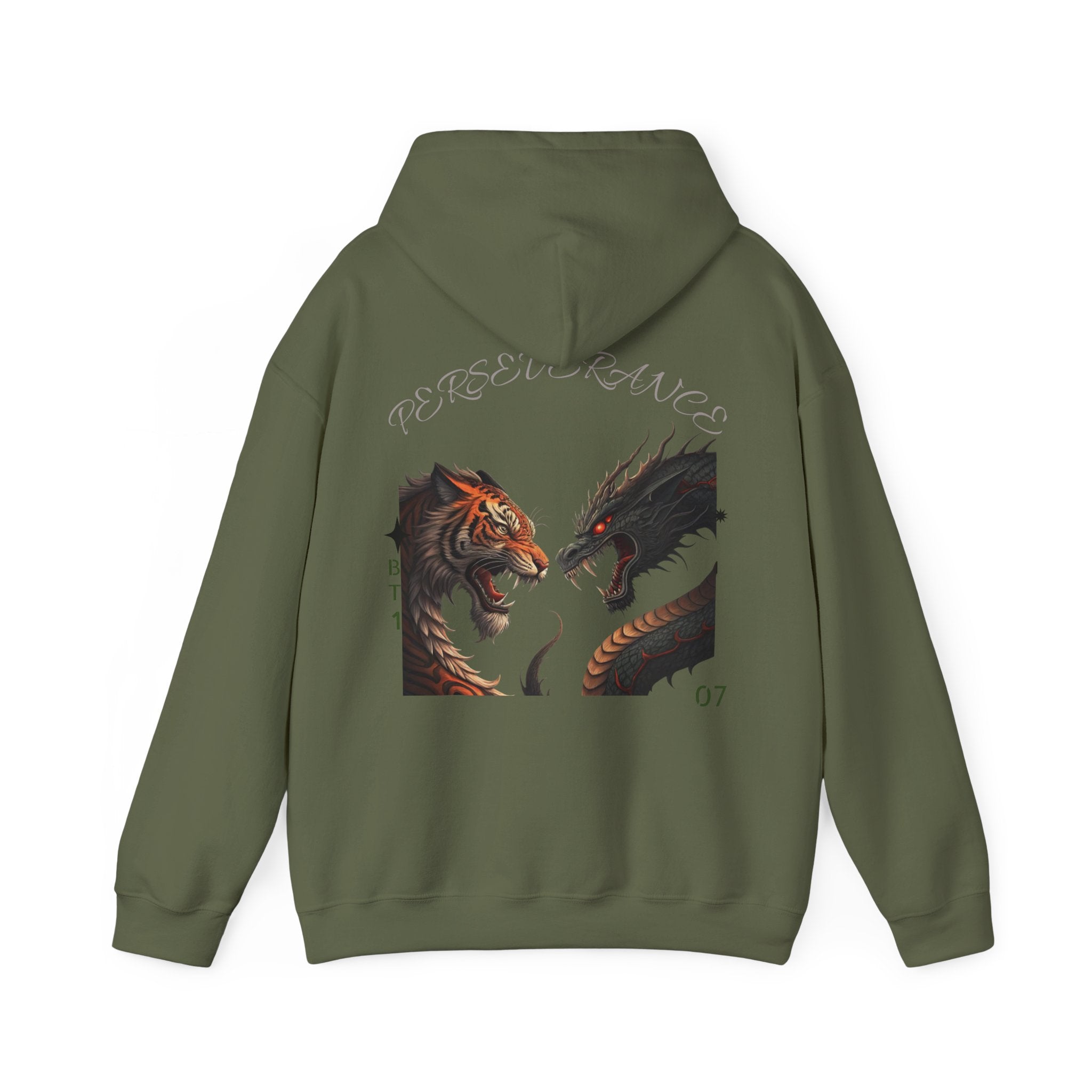 Perseverance Tiger vs Dragon Hoodie — BT1